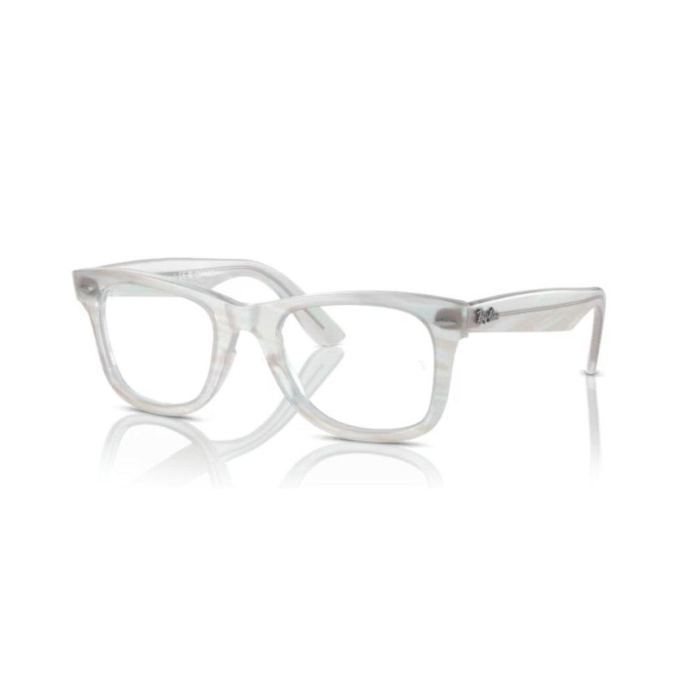 Rayban RB4340V 8382 Photo azul claro con rayas